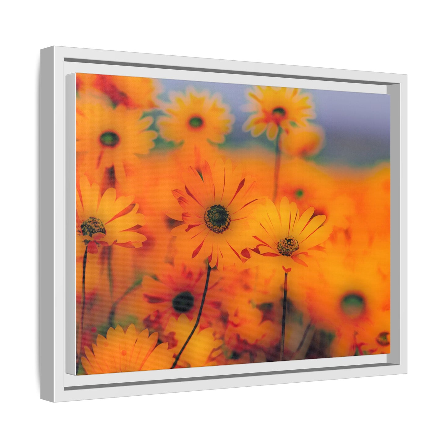 Bee Garden by Norman Barrett Framed Matte Canvas Wall Art Print