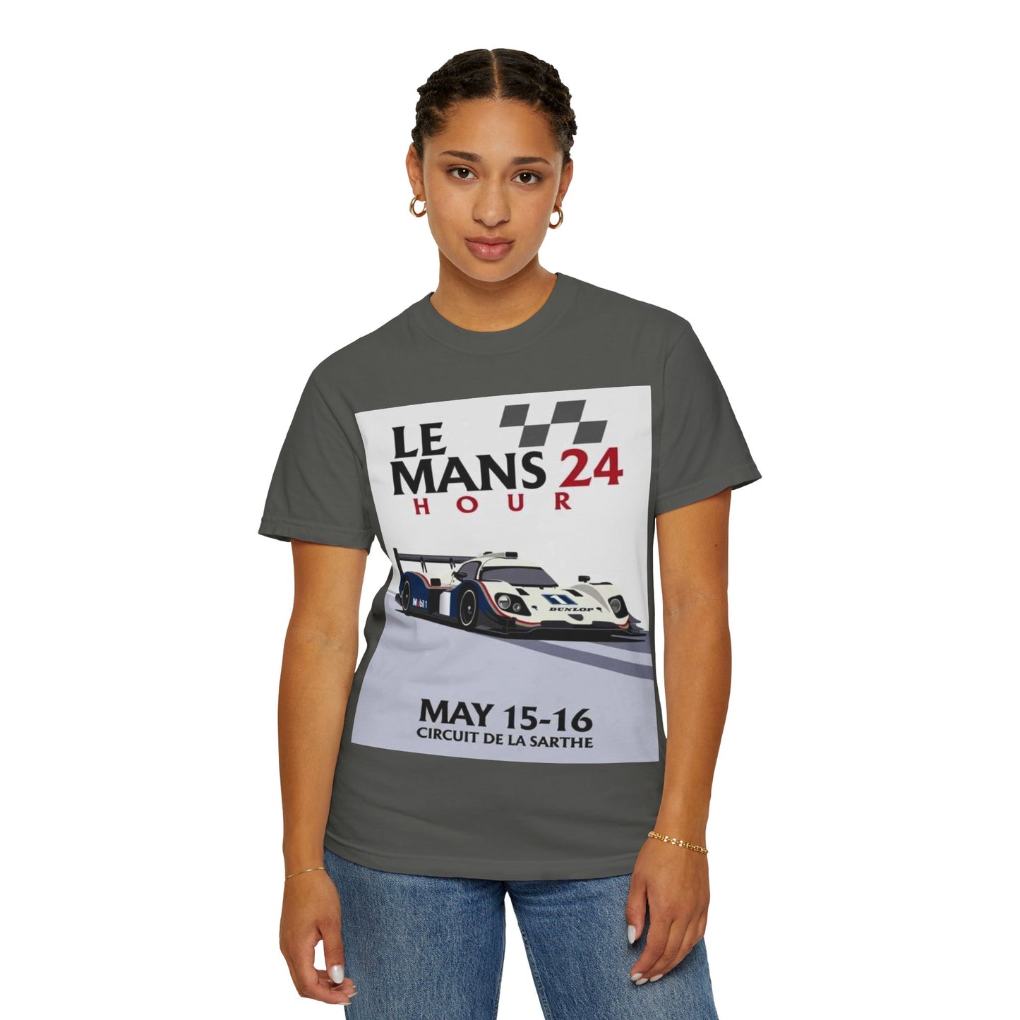 Le Mans 24 Hour Racing Poster T-Shirt — May 15-16 Circuit de la Sarthe
