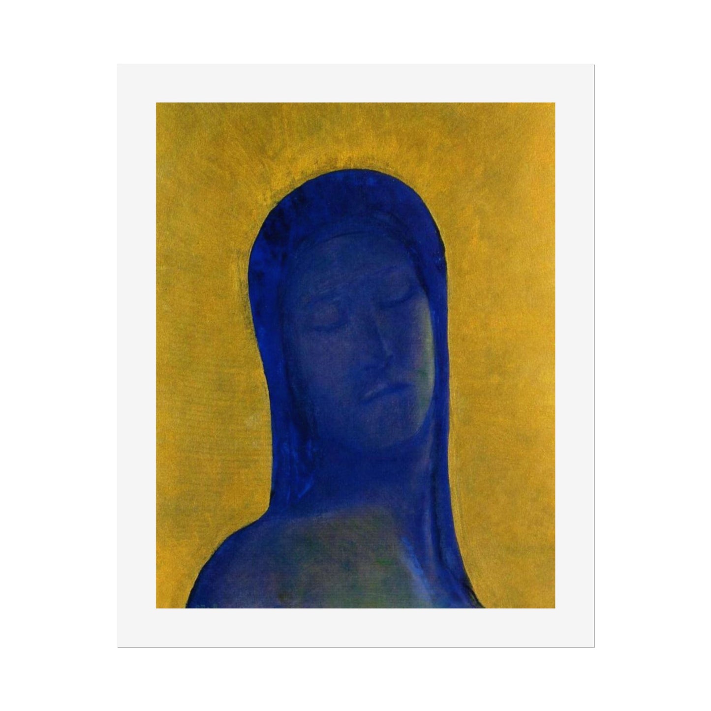 Closed Eyes by Odilon Redon Wall Art Print