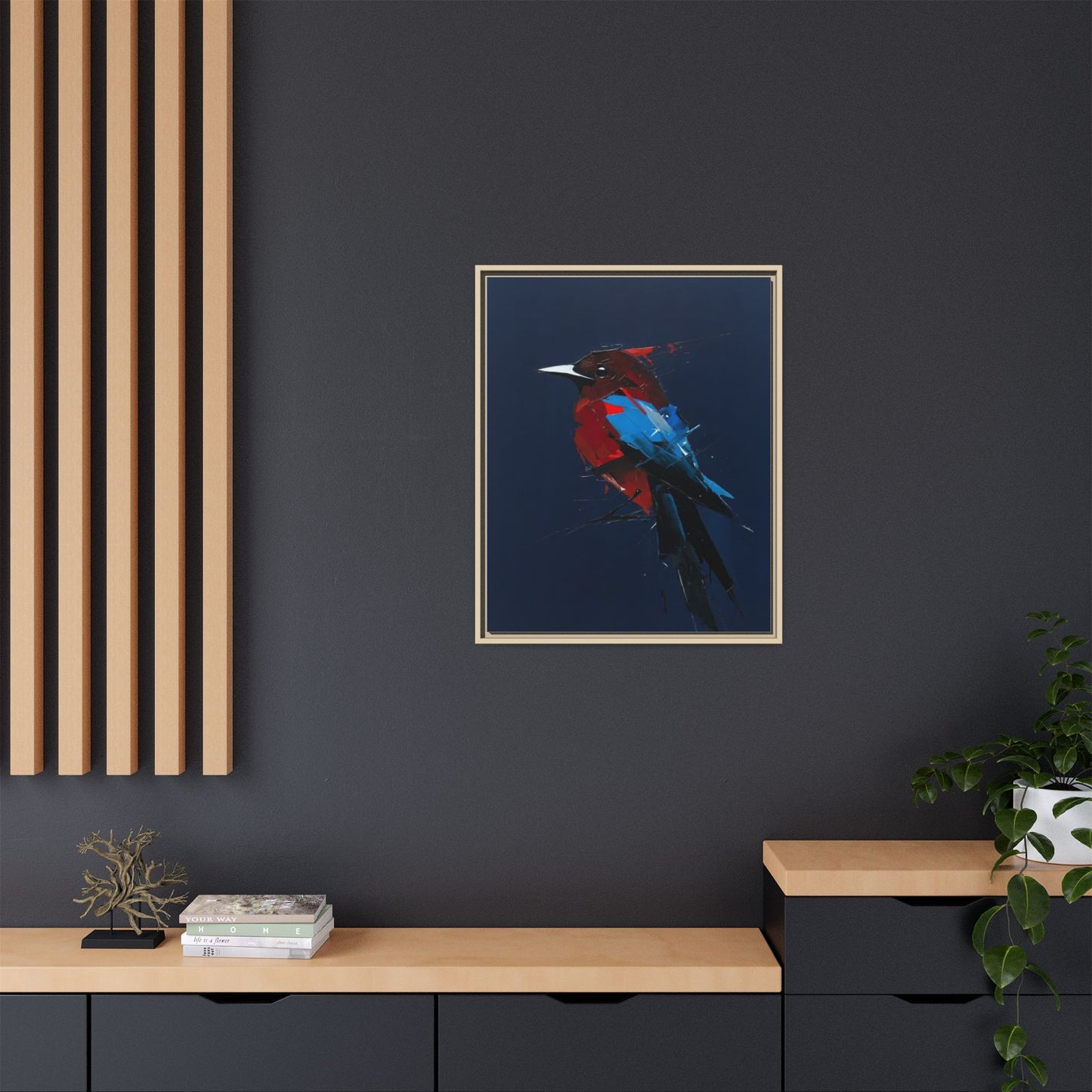 Matte Canvas, Framed (Multi-color)