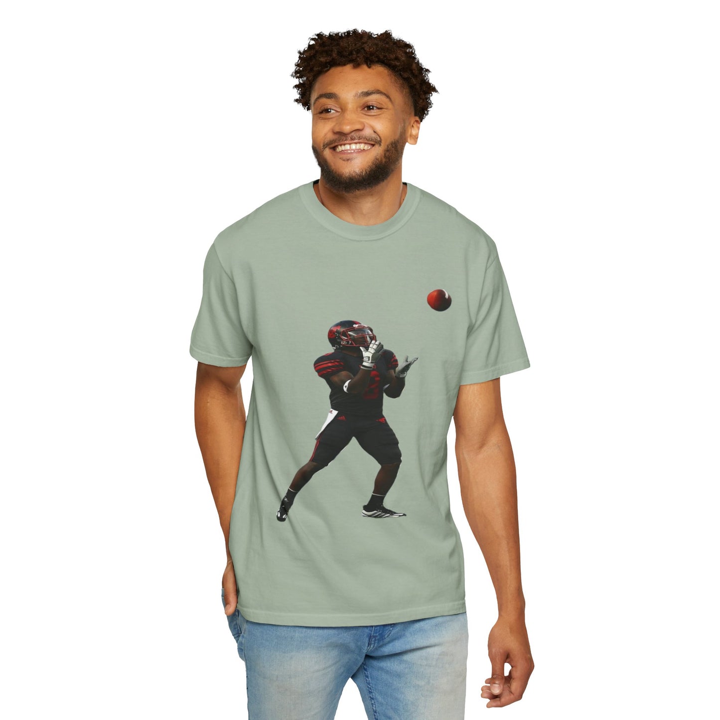 Football Player Catch T-Shirt