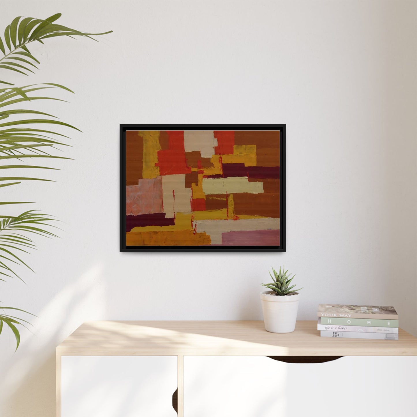 Tableau Confusion by Nicolae Calancea Framed Canvas Wall Art Print