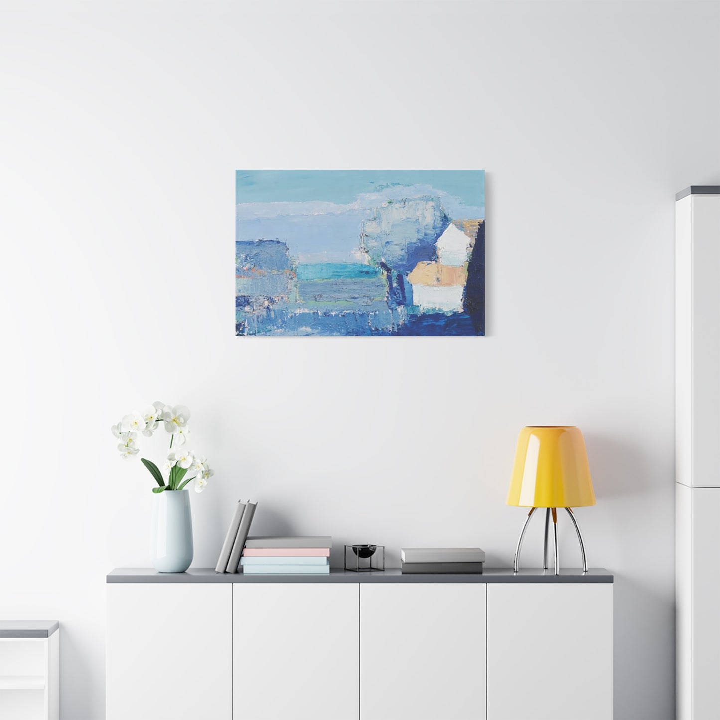 Paysage de Provence by Nicolas de Staël Matte Stretched Wall Art Print