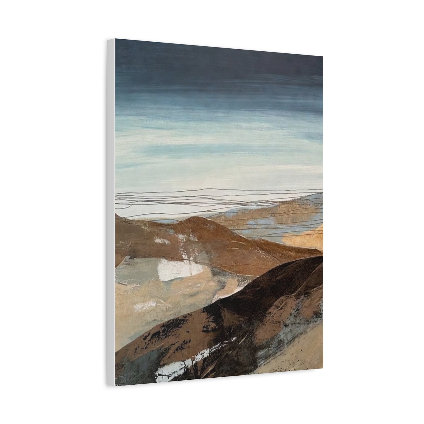 Abstract Landscape Matte Canvas Wall Art — Stretched 1.25"