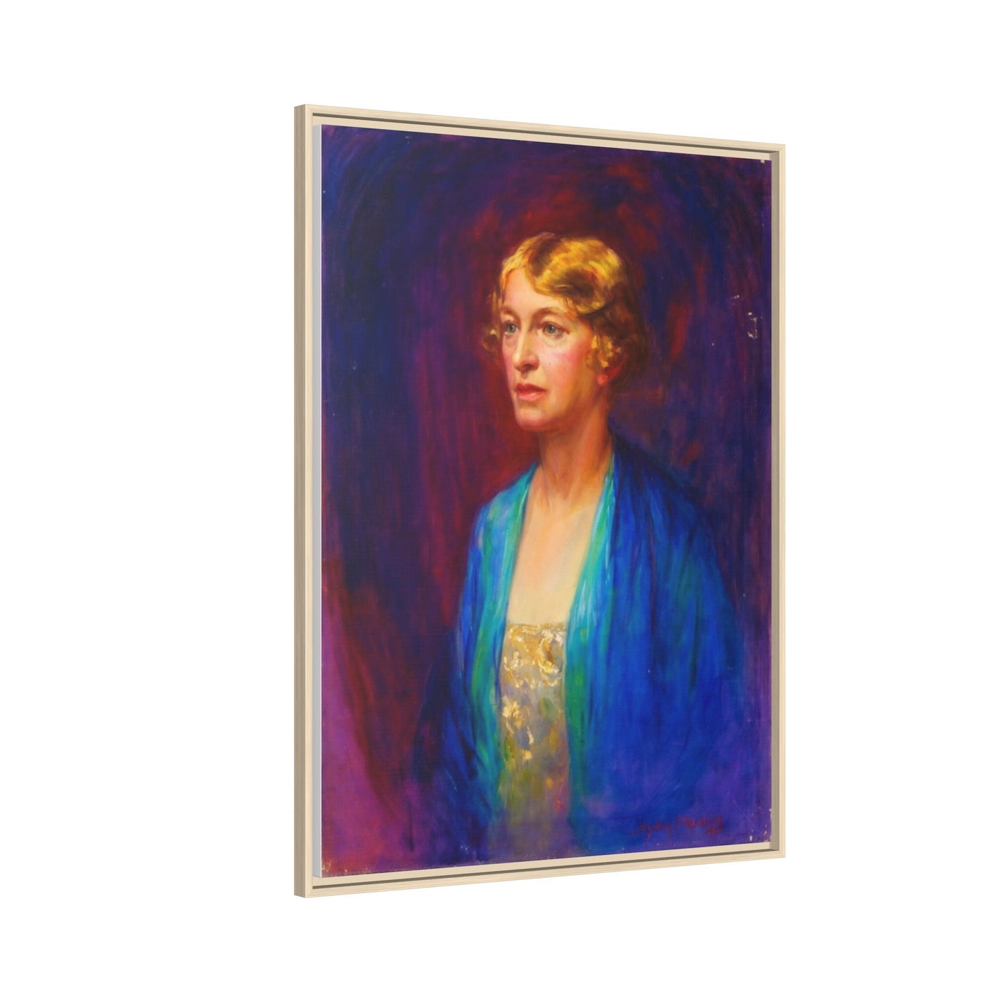 Matte Canvas Portrait , Framed (Multi-color)