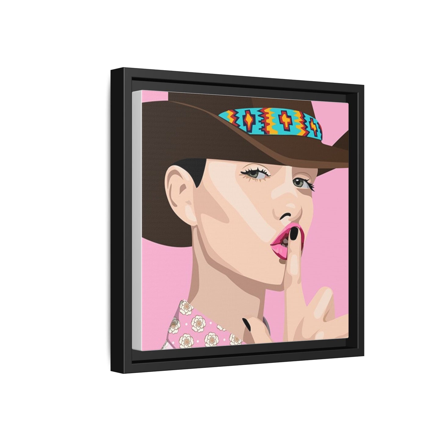 Vivid 63 by Orit Fuchs Matte Framed Canvas Wall Art