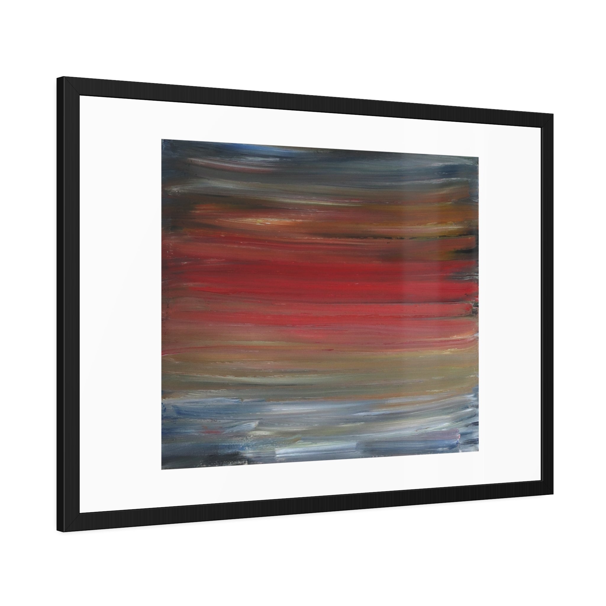 Misty morning by Norman Barrett Framed Poster Wall Art