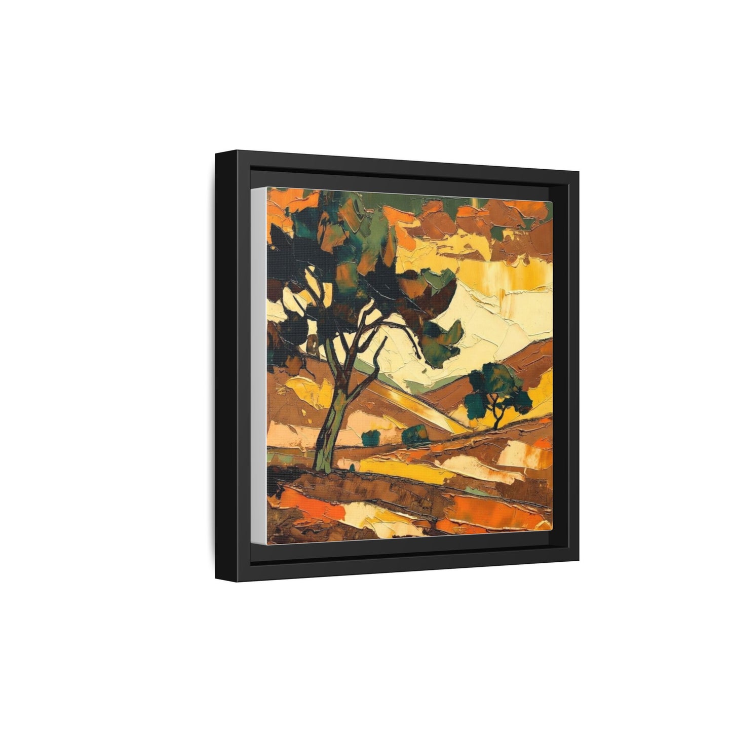 Framed Matte Canvas Landscape Art Print