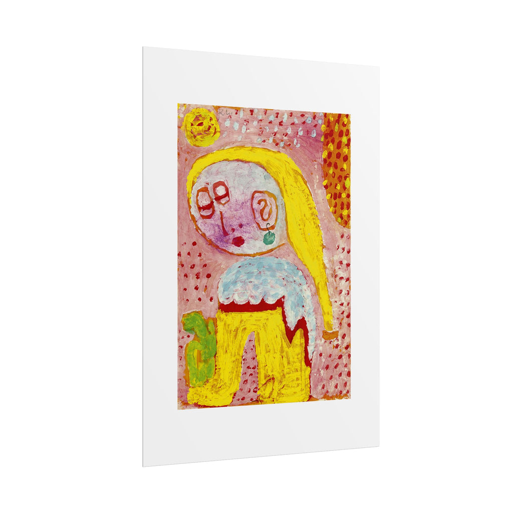 Magdalena vor der Bekehrung by Paul Klee Abstract Wall Art Poster