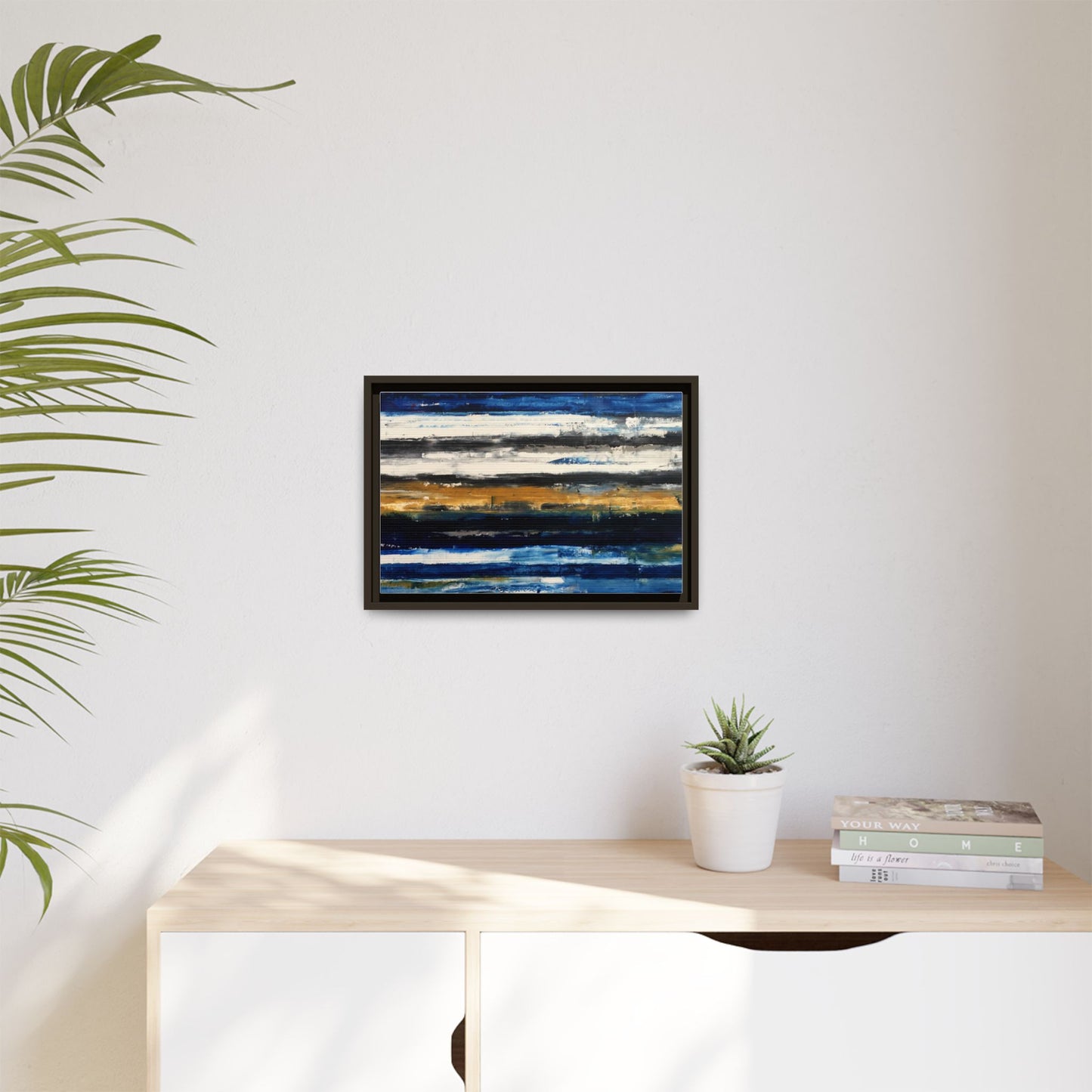 Tiny Buddha by Todd Williamson Framed Matte Canvas Abstract  Wall Art
