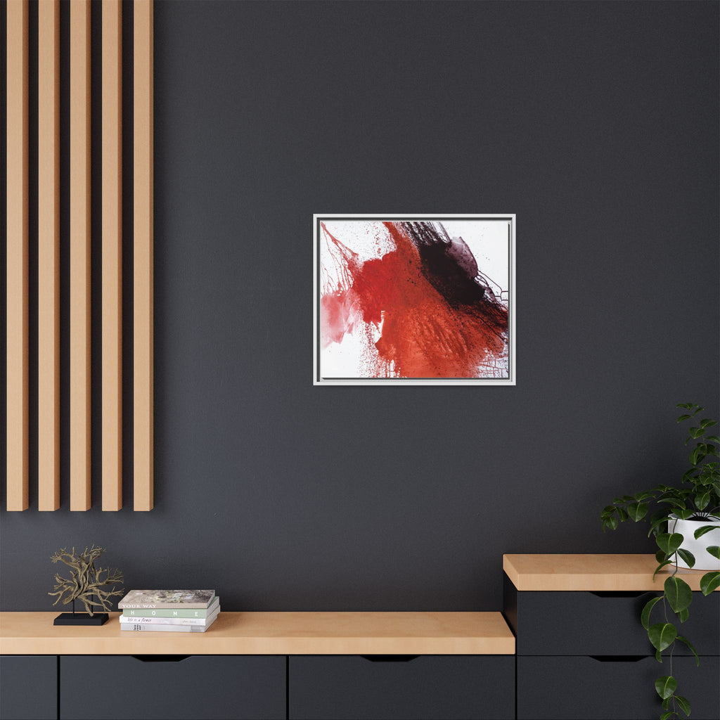 Flame by Natalija Miladinovic Matte Canvas Framed Wall Art