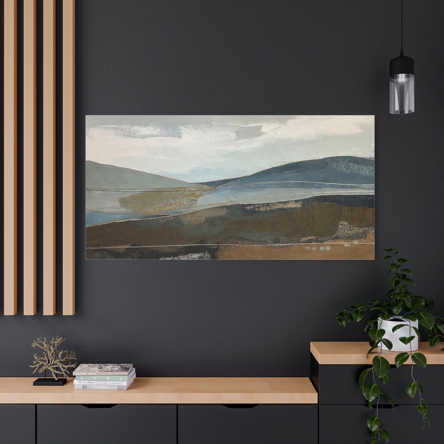 Landscape print Matte Canvas, Stretched, 1.25"