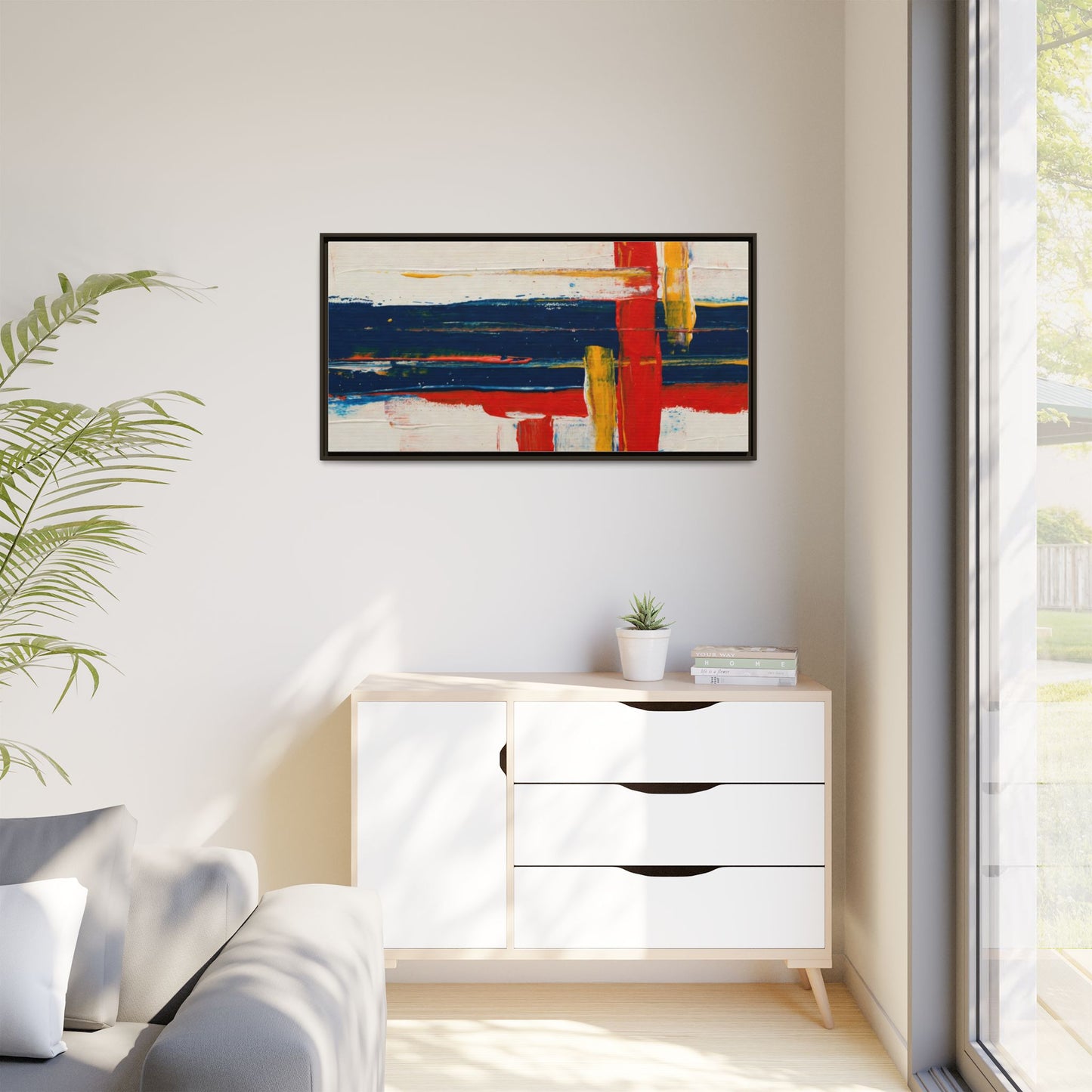 Matte Canvas, Framed (Multi-color)