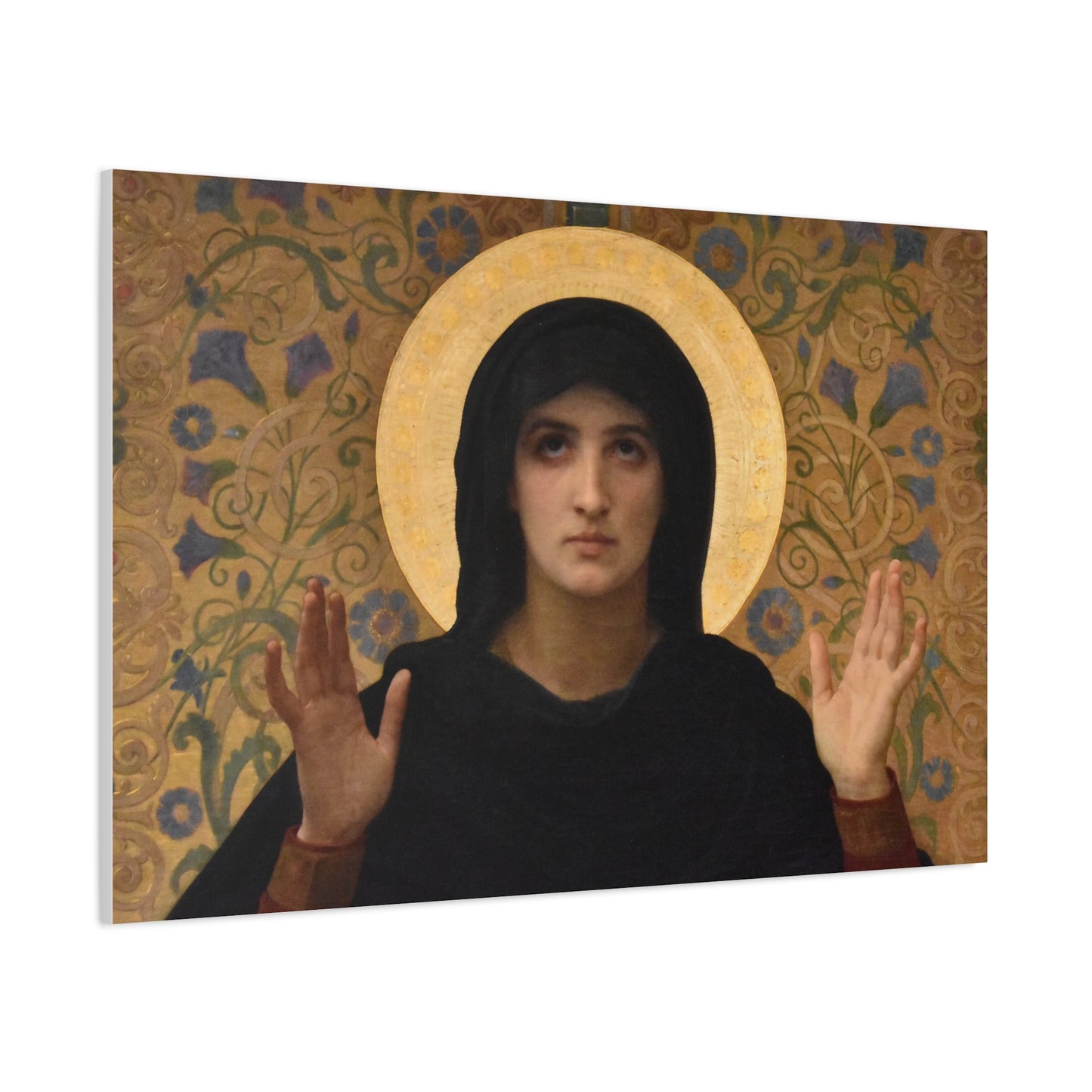 La Vierge consolatrice by William Adolphe Bouguereau Matte Stretched Wall Art