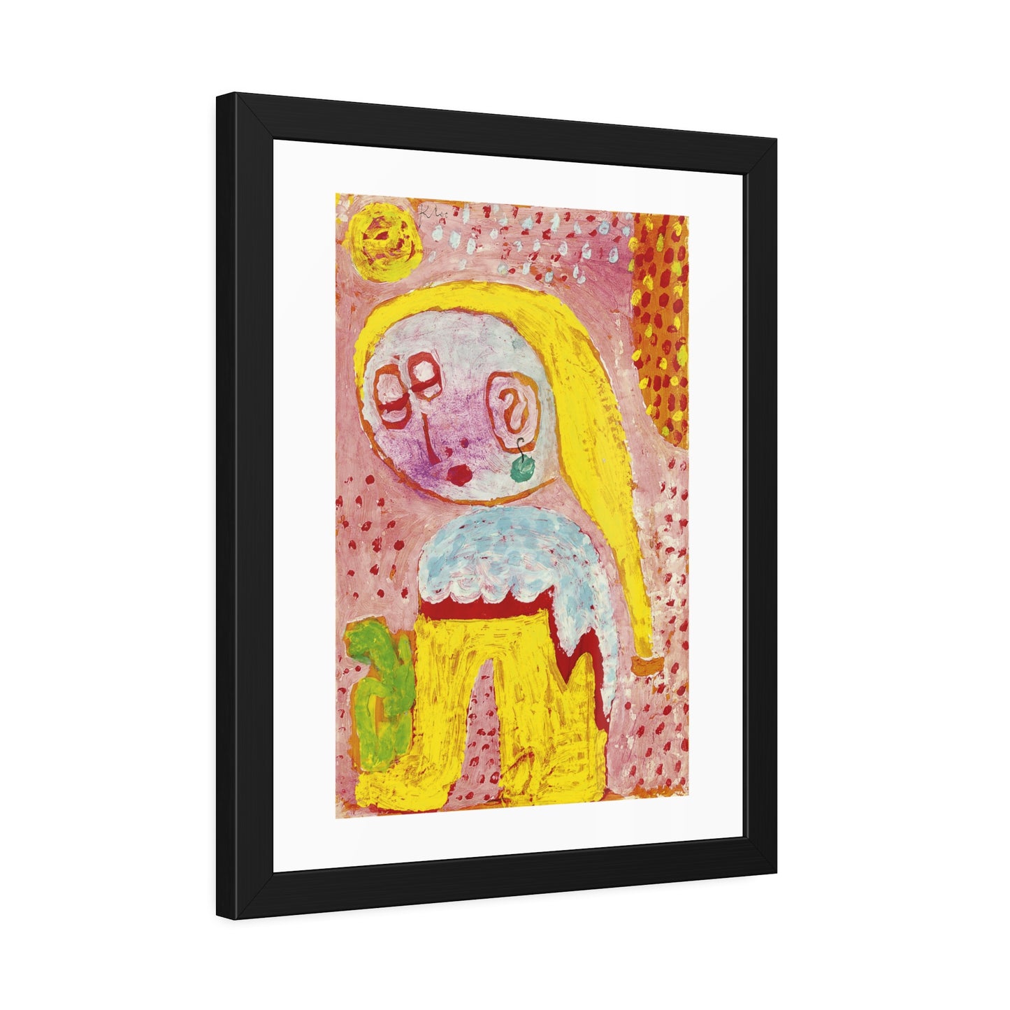 Magdalena vor der Bekehrung by Paul Klee Framed Abstract Wall Art Print
