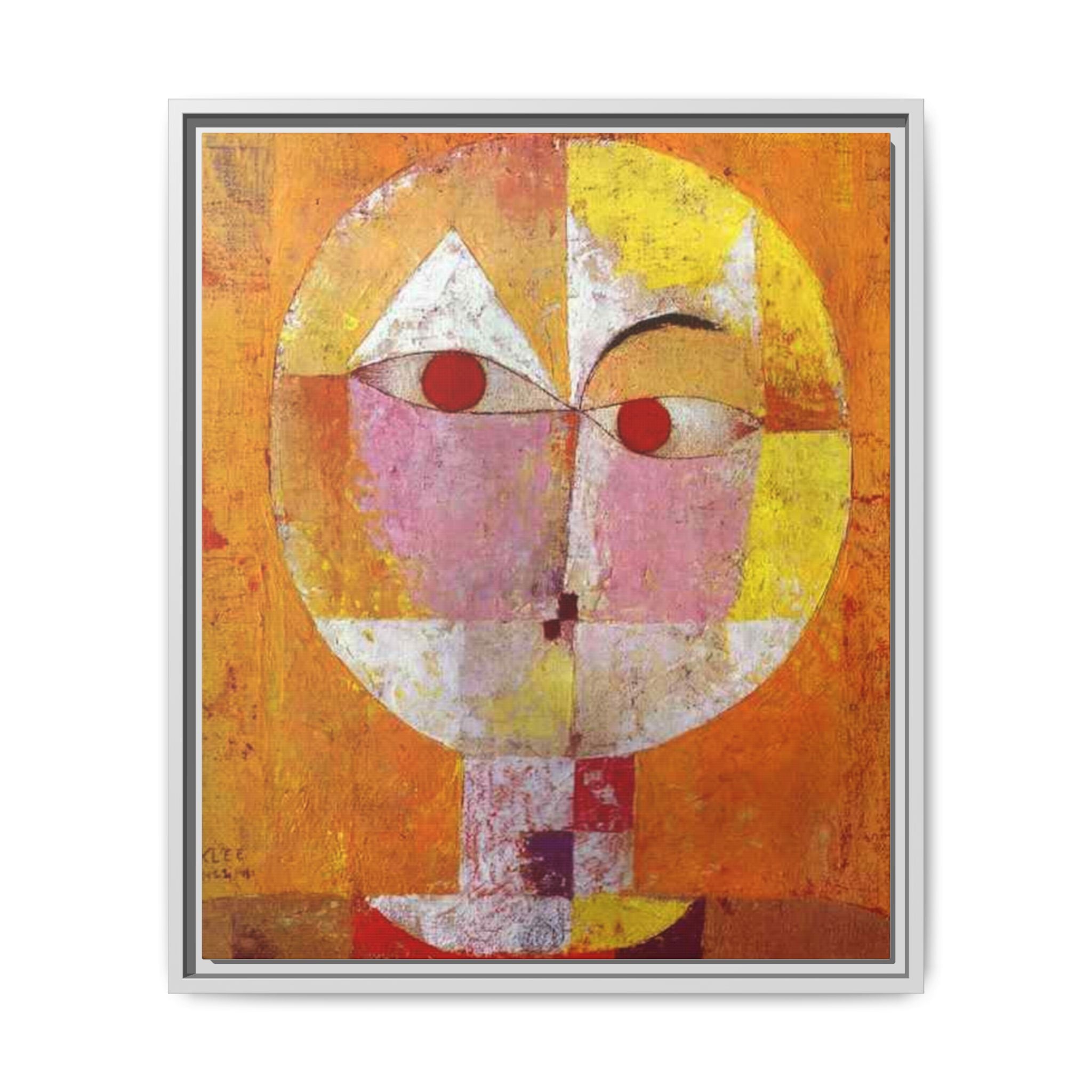 Senecio II by Paul Klee Canvas Framed Wall Art Print