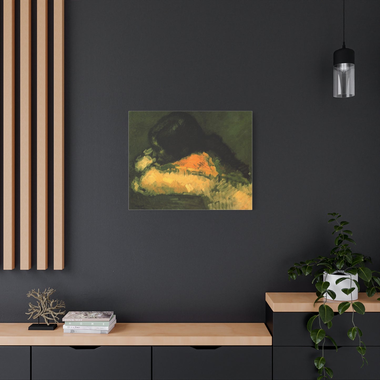 La Chata by Isidre Nonell Matte Canvas Wall Art Print