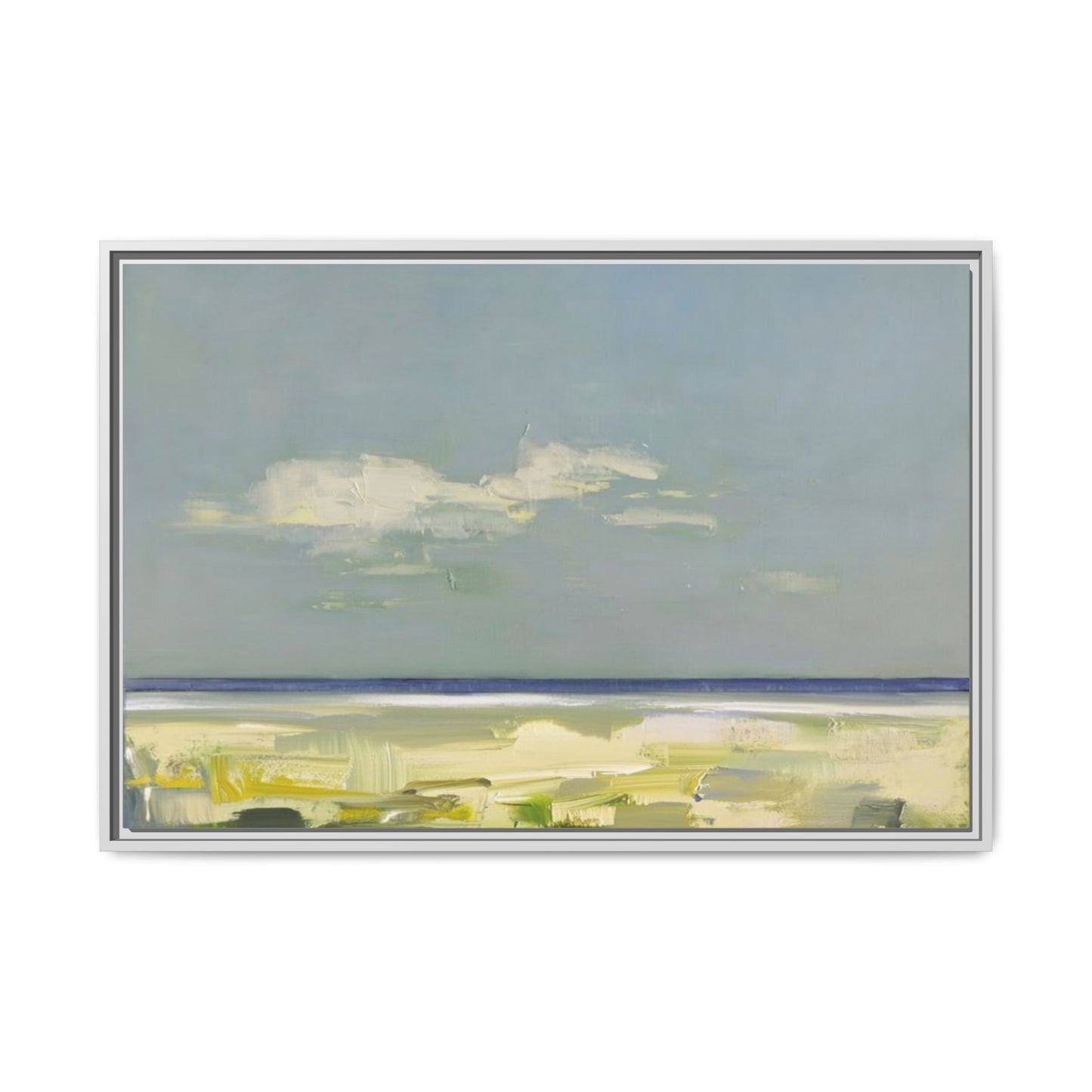 Coastal Calm Matte Canvas Framed Wall Art