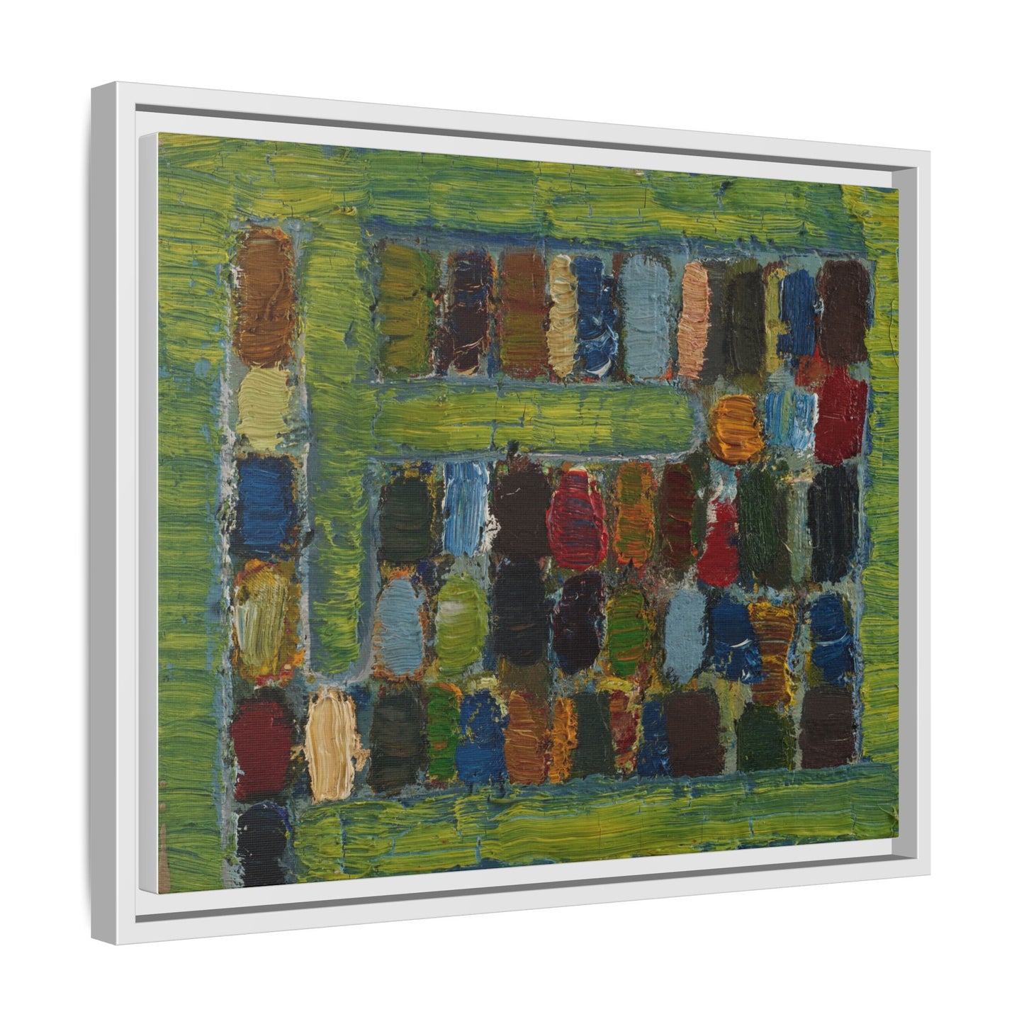 JMC-1970-3 by Jean-Michel Coulon Matte Canvas Framed Wall Art Print