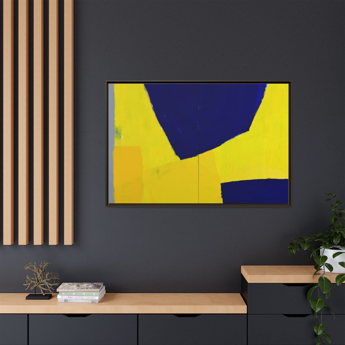Lantenhammer by Lageplan Atelier Framed Modern Wall Art