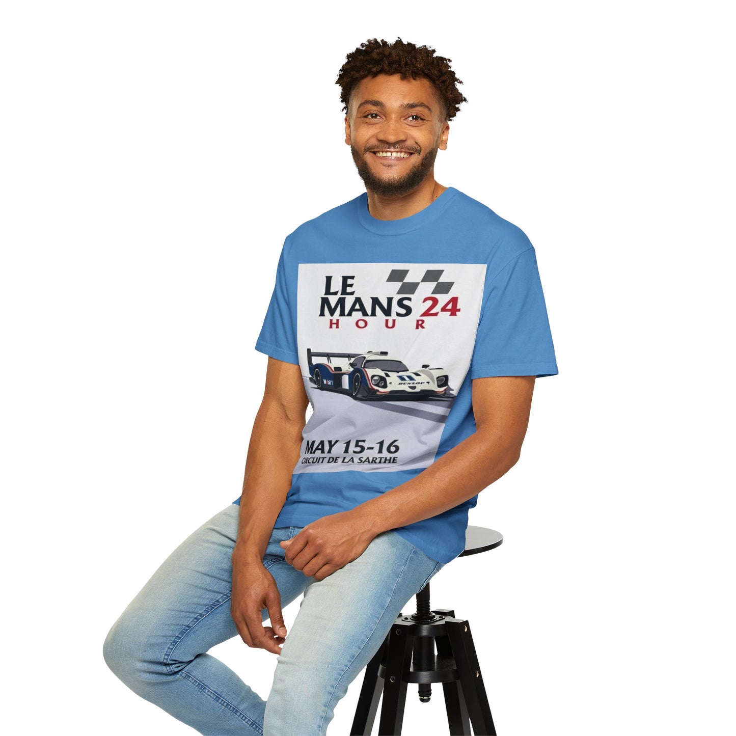 Le Mans 24 Hour Racing Poster T-Shirt — May 15-16 Circuit de la Sarthe