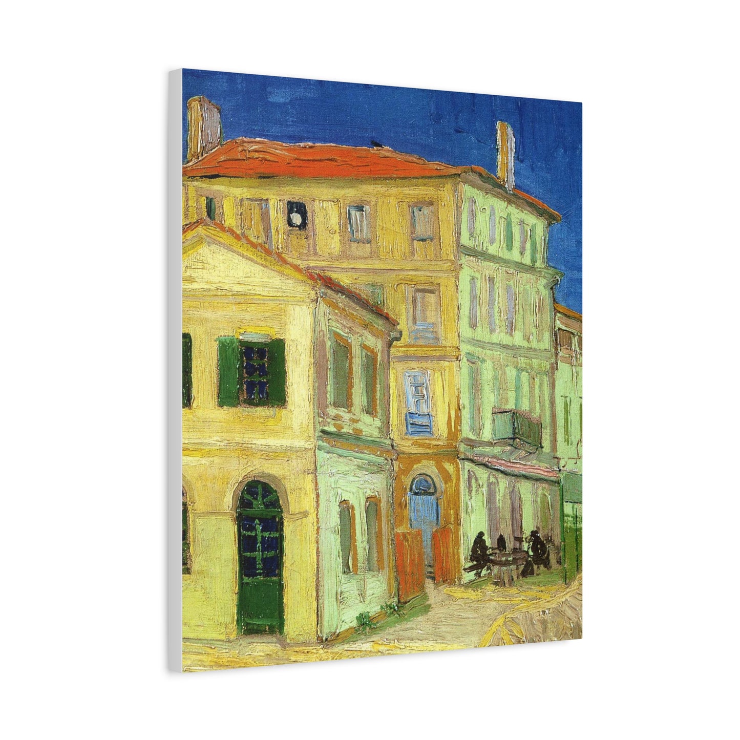 The Yellow House by Vincent van Gogh Matte Canvas Art – Stretched 1.25"