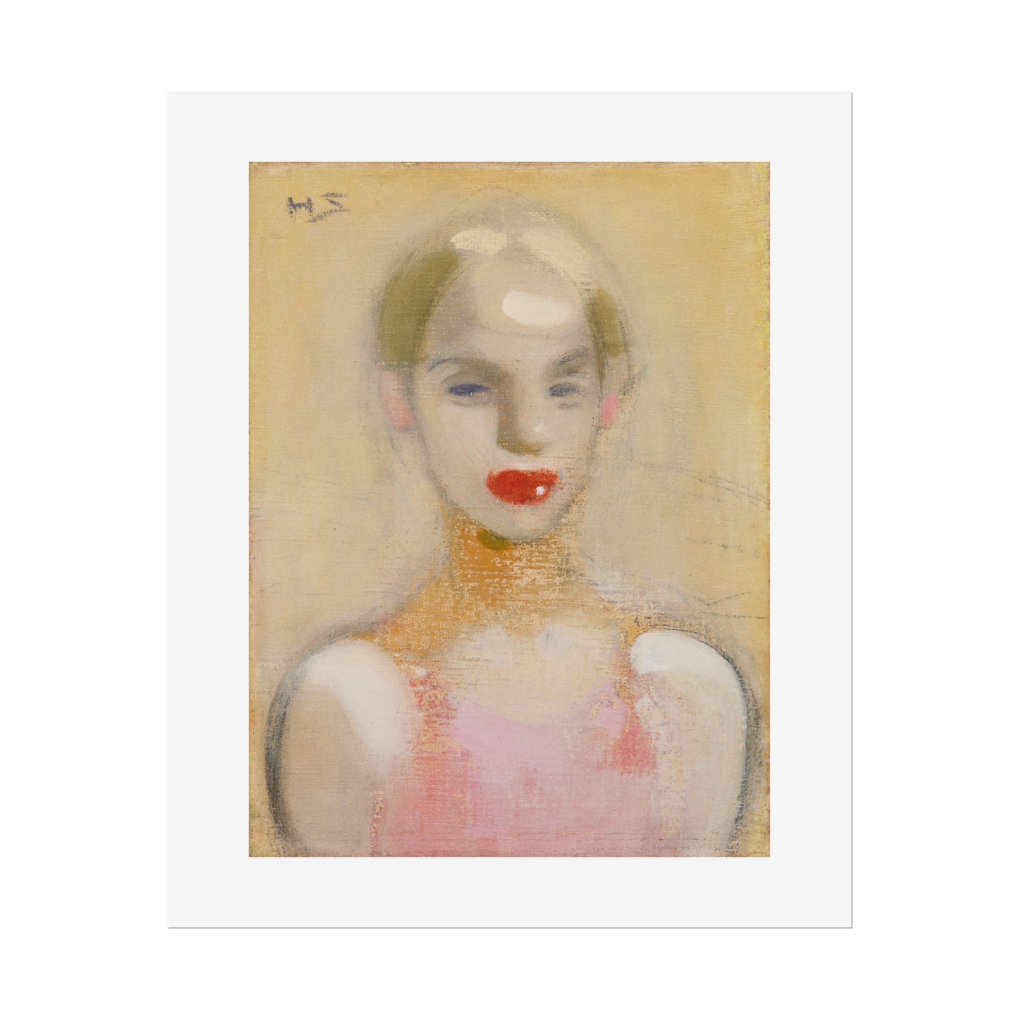 Circus Girl by Helene Schjerfbeck Wall Art Print