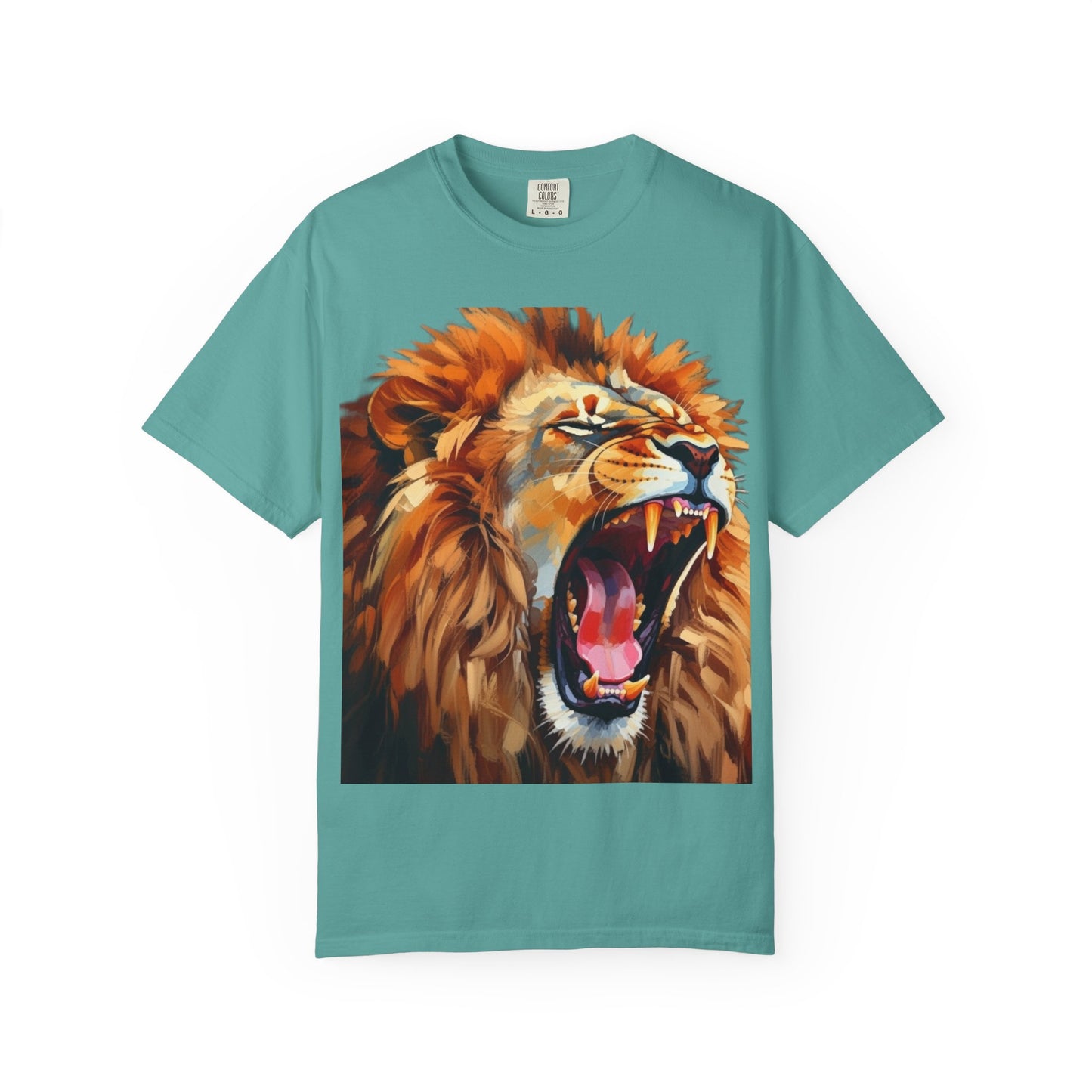 Roaring Lion T-Shirt Bold Wildlife Graphic Tee