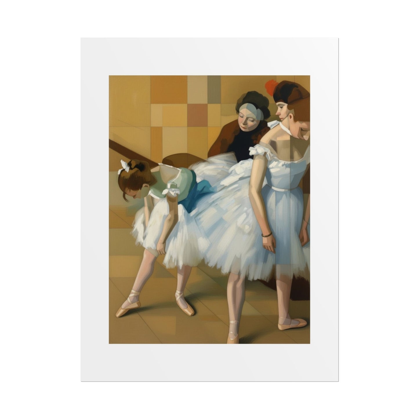 Ballet Dancers Rolled Poster — Classic Impressionist Ballerina Wall Art