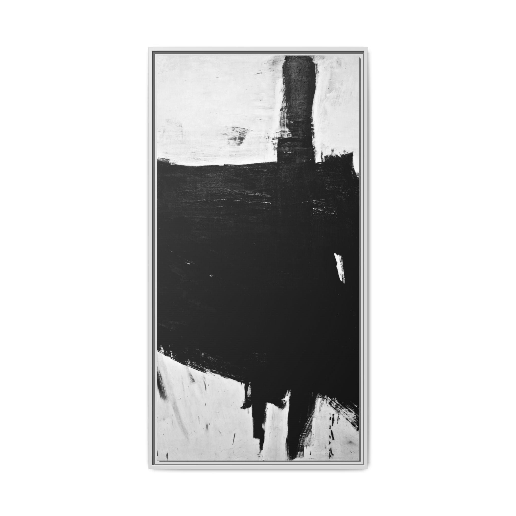 Sabra by Franz Kline Abstract Matte Canvas Framed Wall Art Print