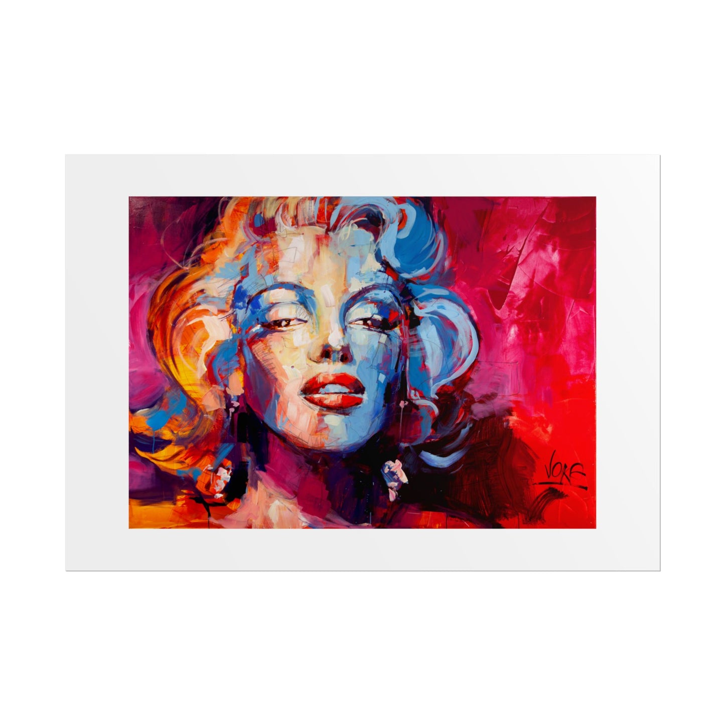 Marilyn Monroe attributed to Voke Wall Pop Art Poster