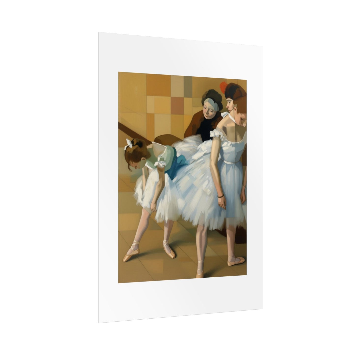 Ballet Dancers Rolled Poster — Classic Impressionist Ballerina Wall Art