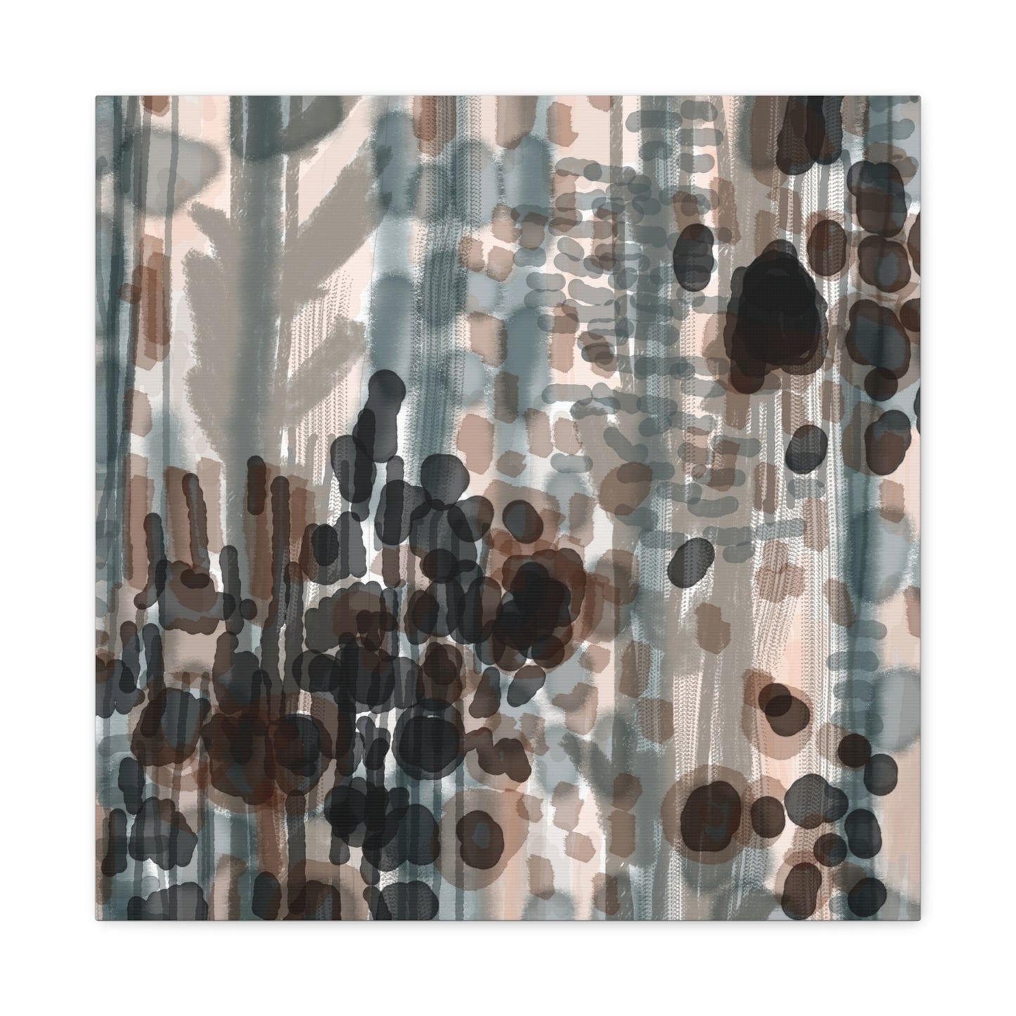 Vleken by an unknown artist Abstract Matte Canvas Wall Art