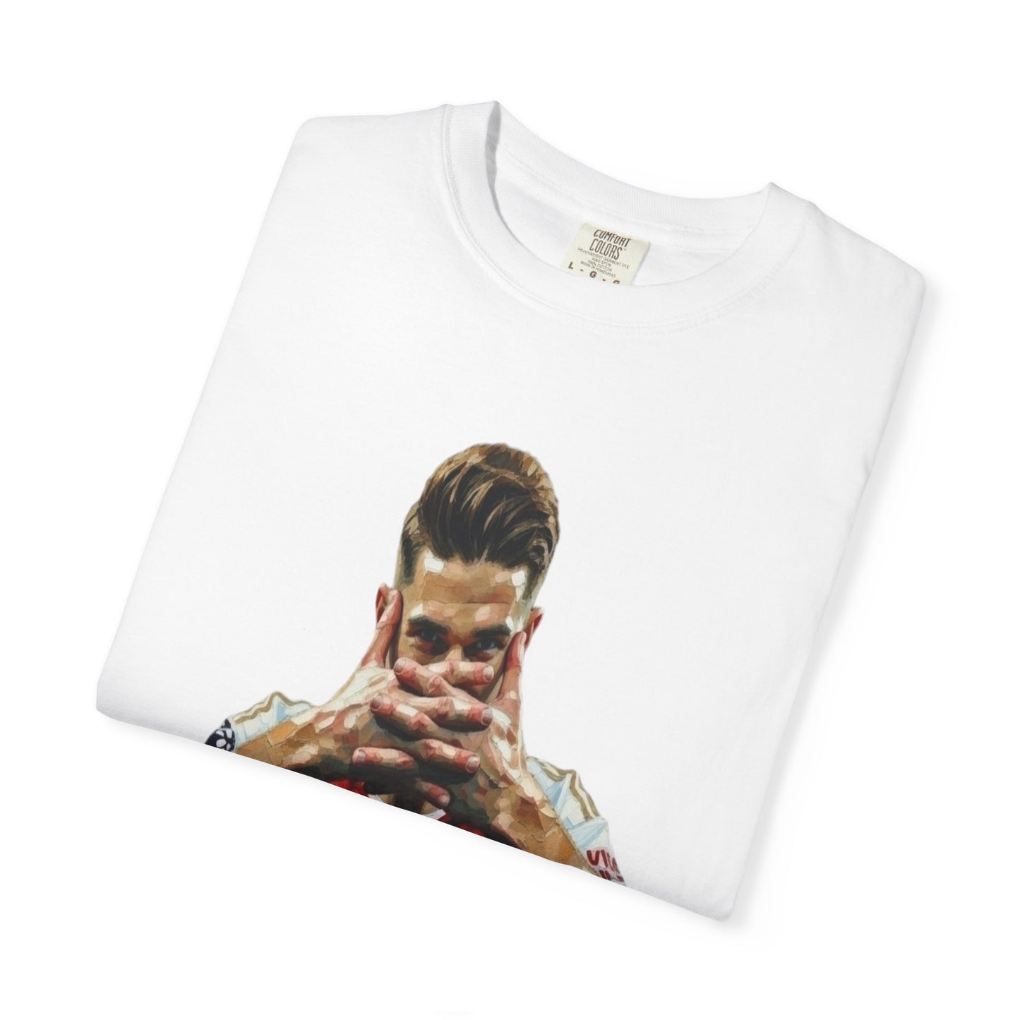 Soccer Celebration T-Shirt — Emirates 'Fly Better' Jersey Design