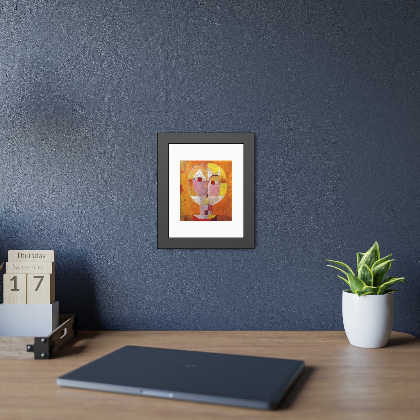 Senecio II by Paul Klee Framed Wall Art Poster