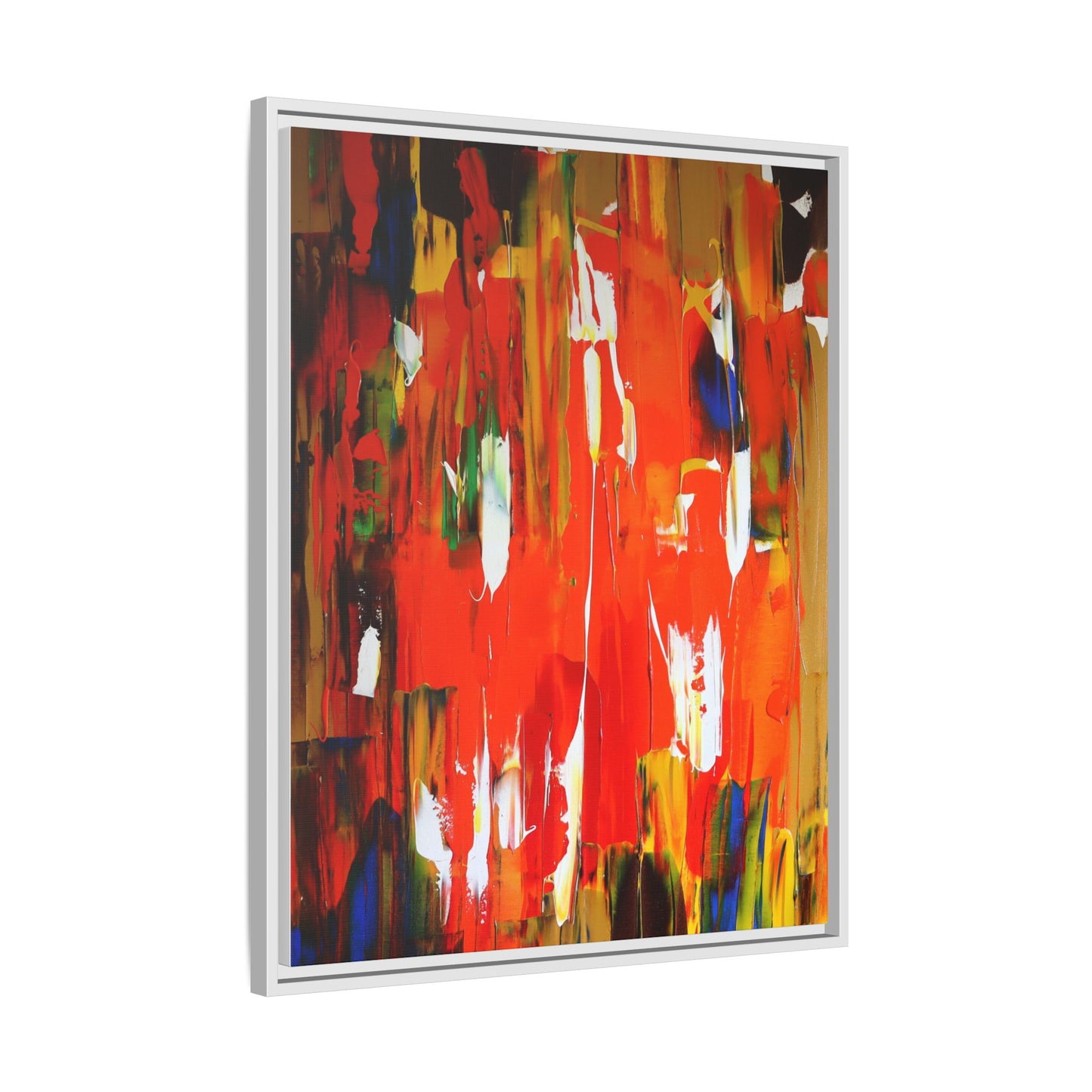 Burn baby burn by Norman Barrett Framed Matte Canvas Wall Art