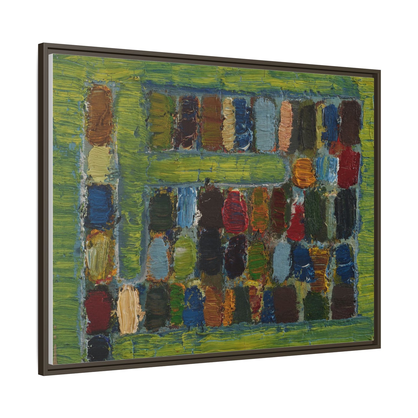 JMC-1970-3 by Jean-Michel Coulon Matte Canvas Framed Wall Art Print