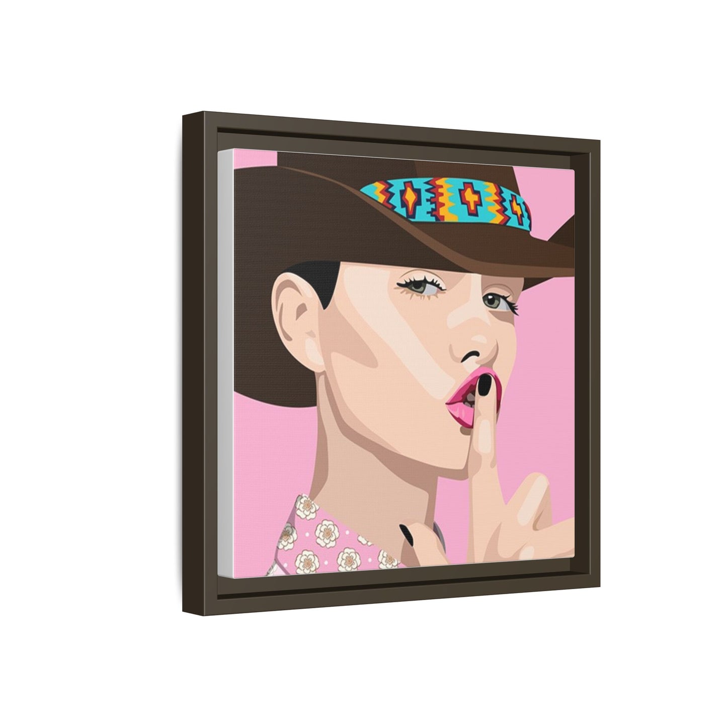 Vivid 63 by Orit Fuchs Matte Framed Canvas Wall Art