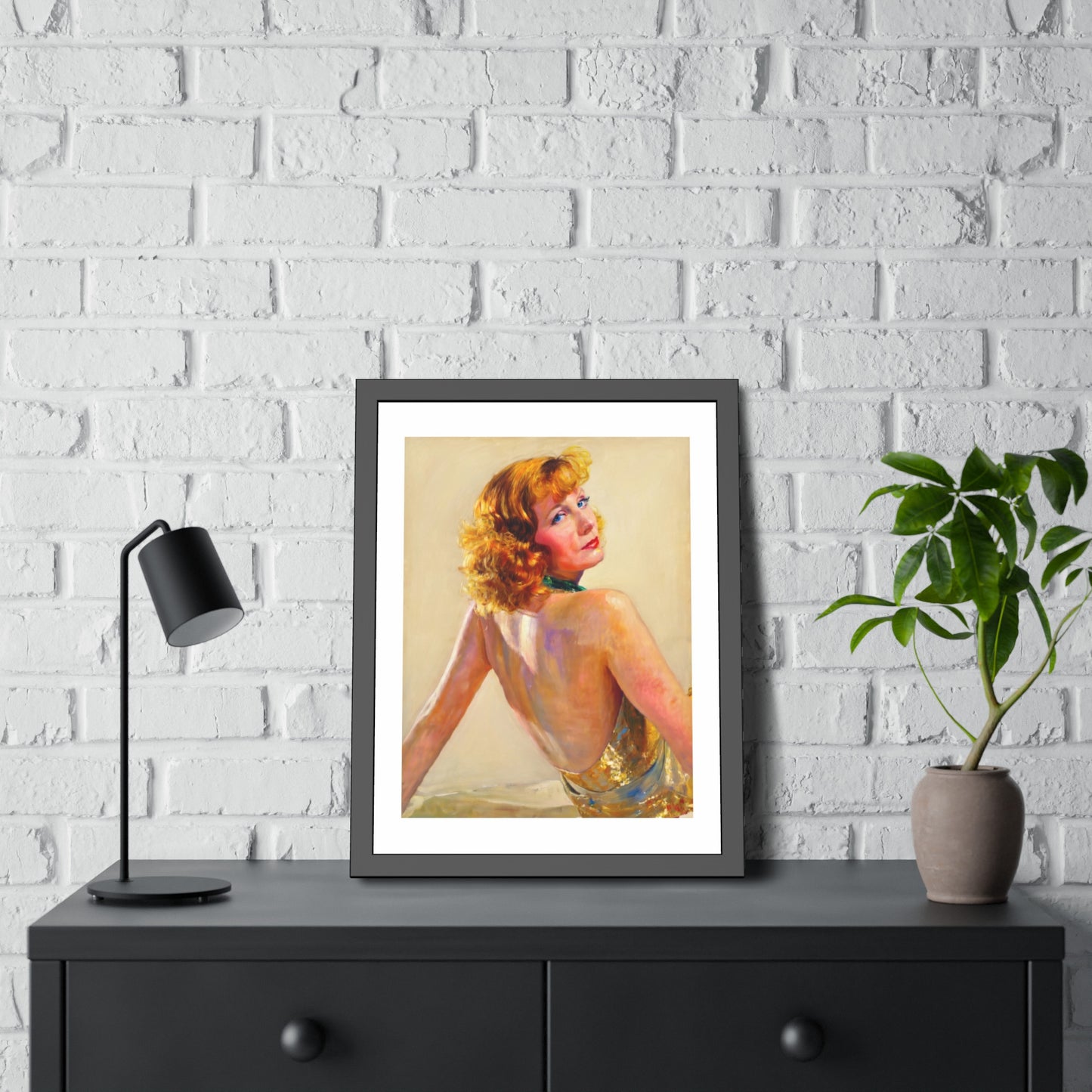 Greta Garbo Framed Paper Posters