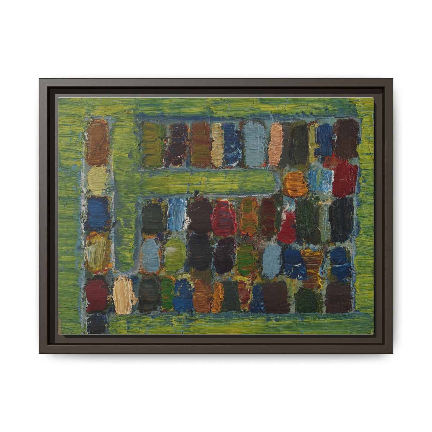 JMC-1970-3 by Jean-Michel Coulon Matte Canvas Framed Wall Art Print