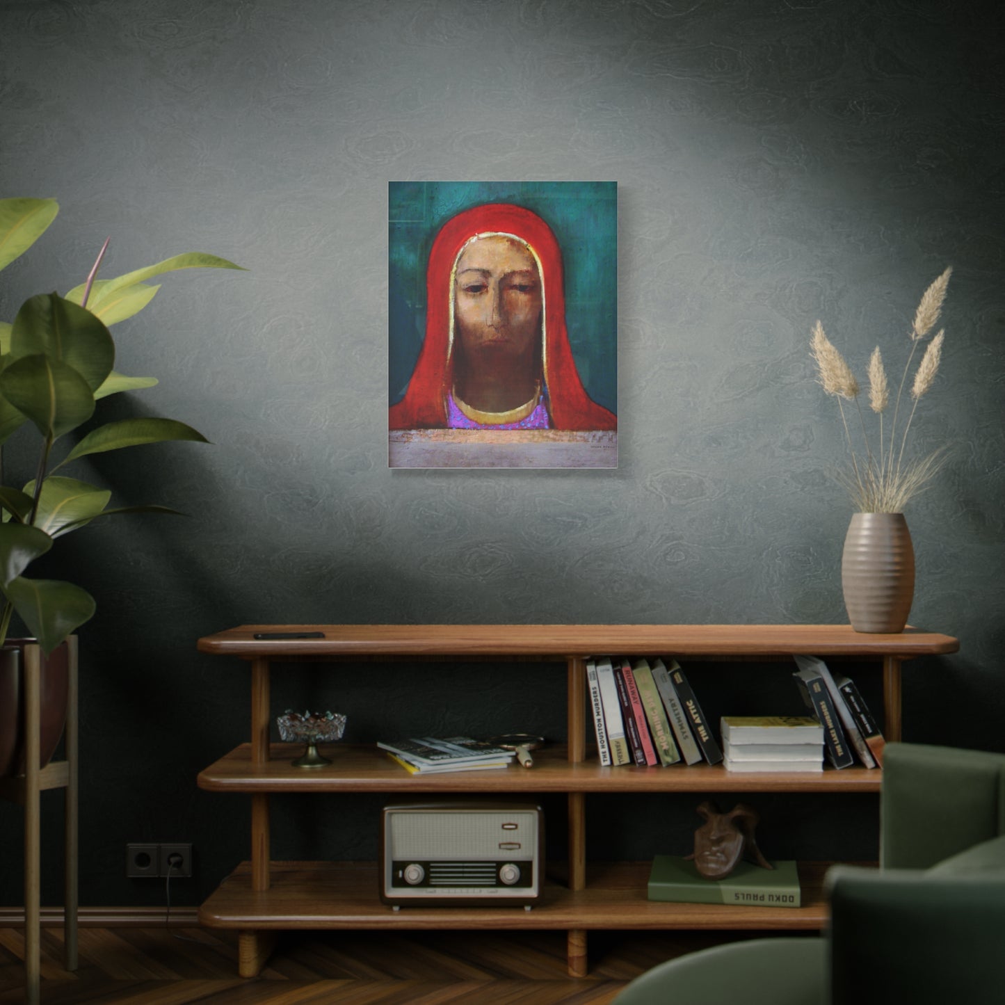 Le Silence by Odilon Redon Matte Canvas Wall Art Print
