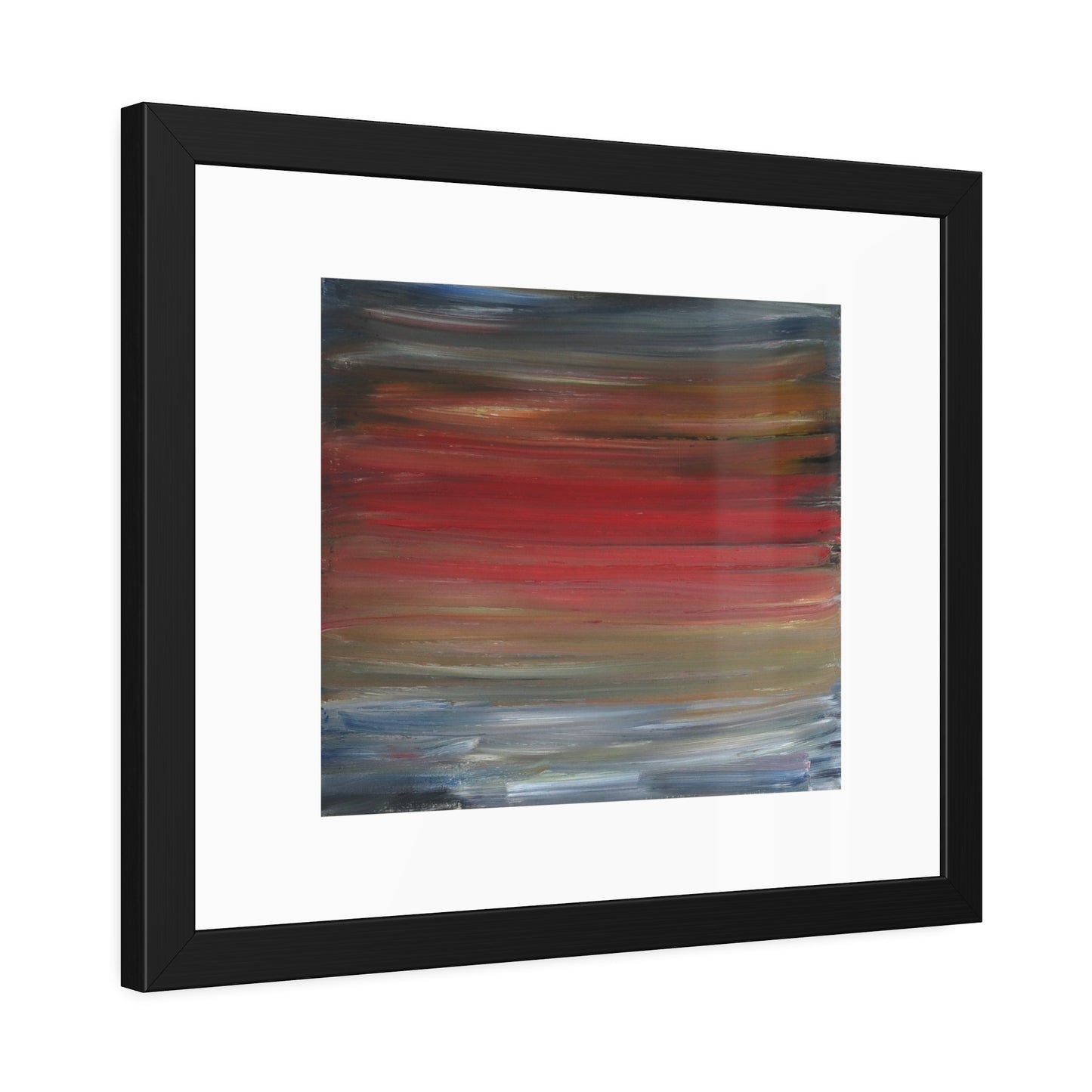 Misty morning by Norman Barrett Framed Poster Wall Art
