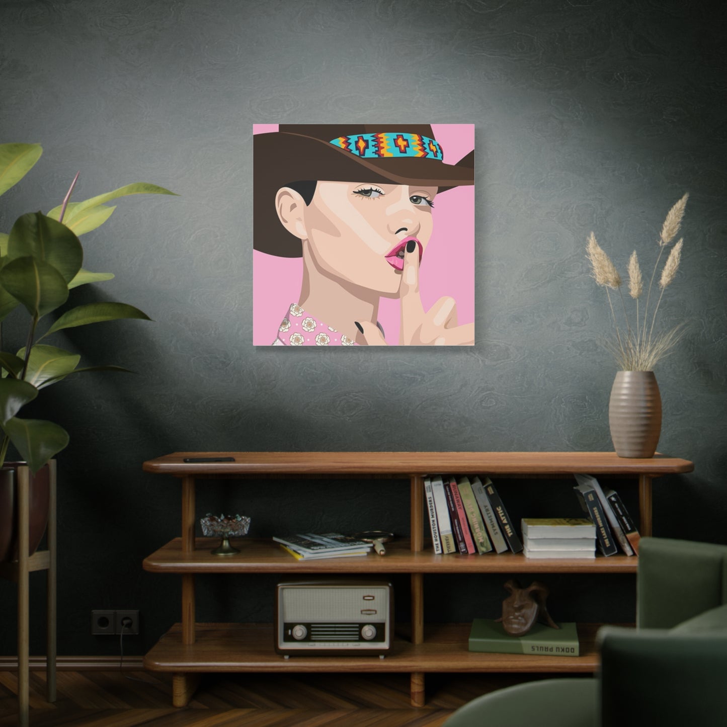 Vivid 63 by Orit Fuchs Canvas Wall Art Matte Stretched