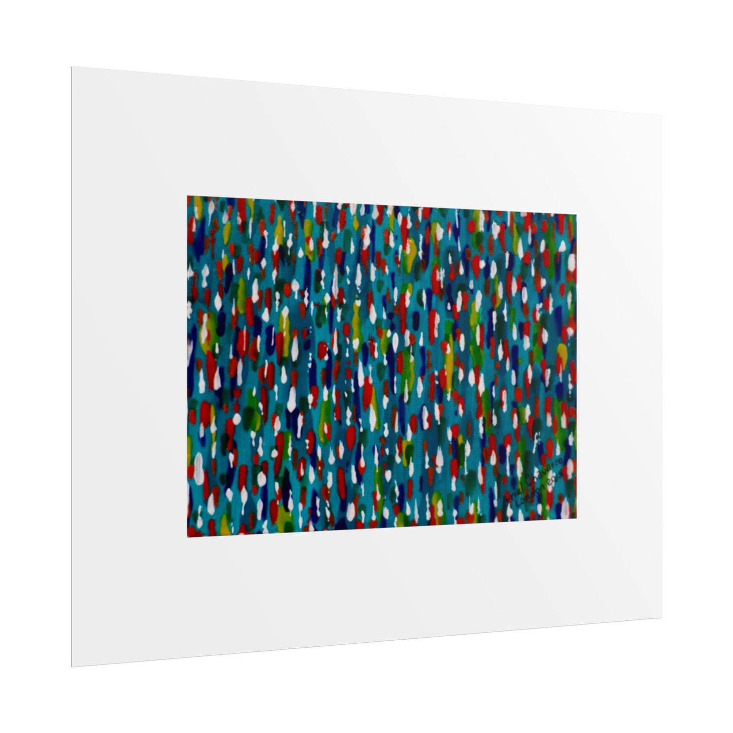 Colours Of The Soul Reflecting On Water by Ariel Chavarro Avila Wall Art Print