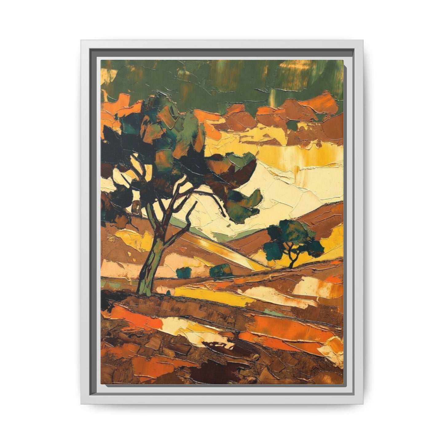 Framed Matte Canvas Landscape Art Print