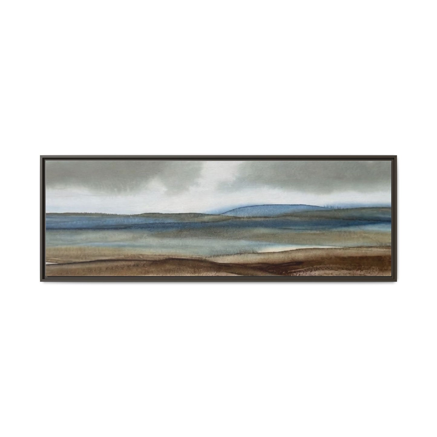 Matte Canvas Landscape, Framed (Multi-color)