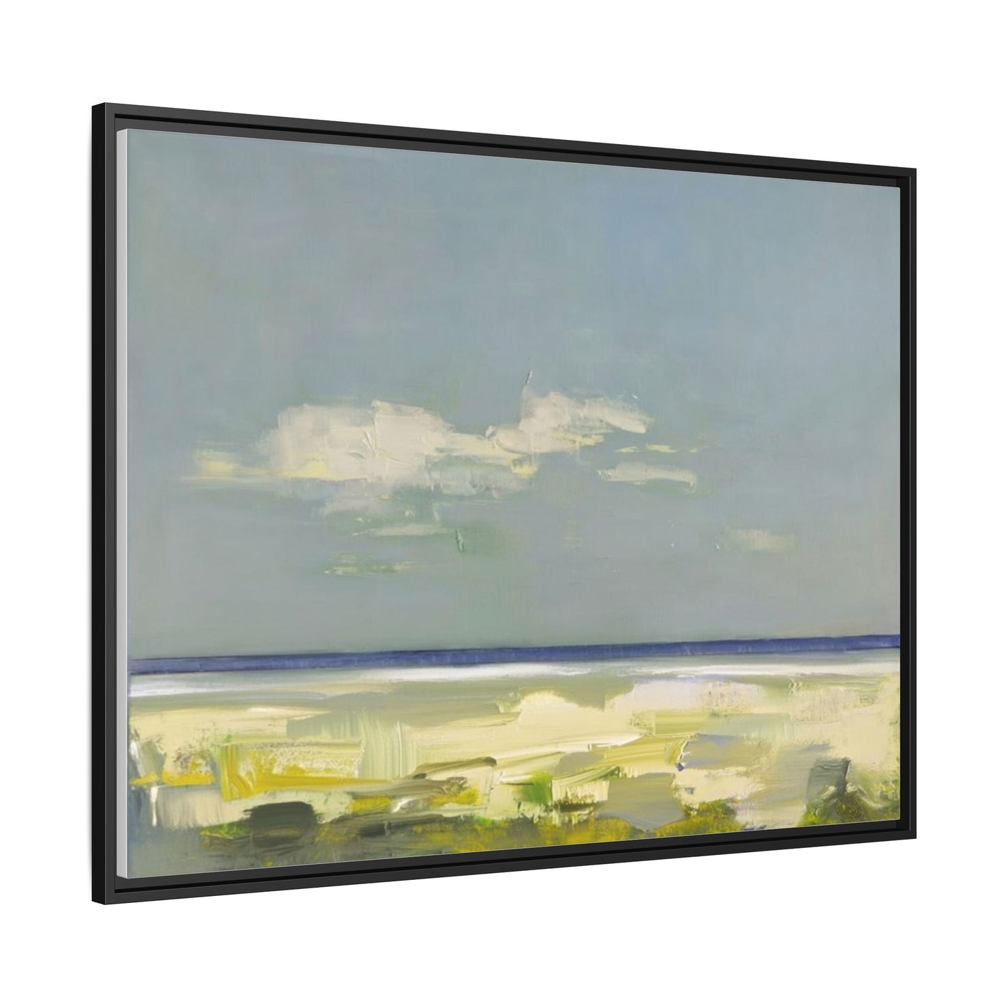 Coastal Calm Matte Canvas Framed Wall Art