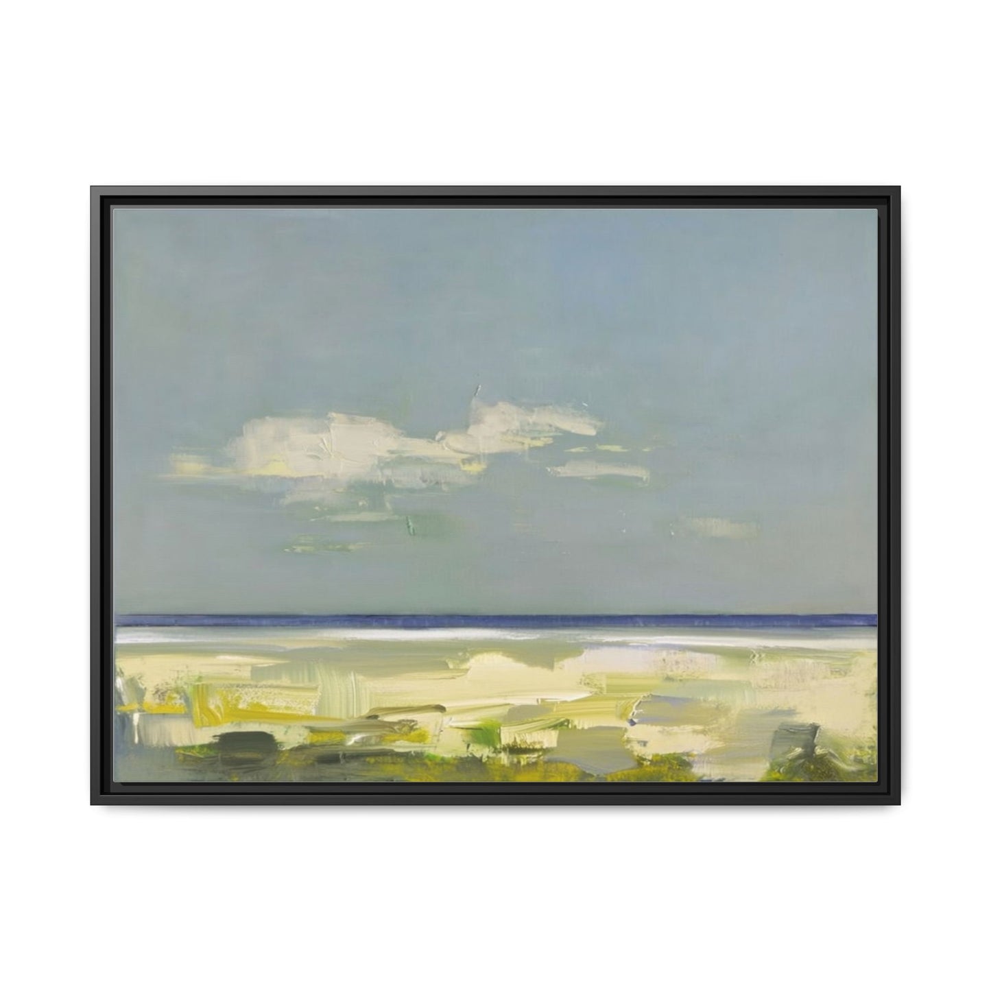 Coastal Calm Matte Canvas Framed Wall Art