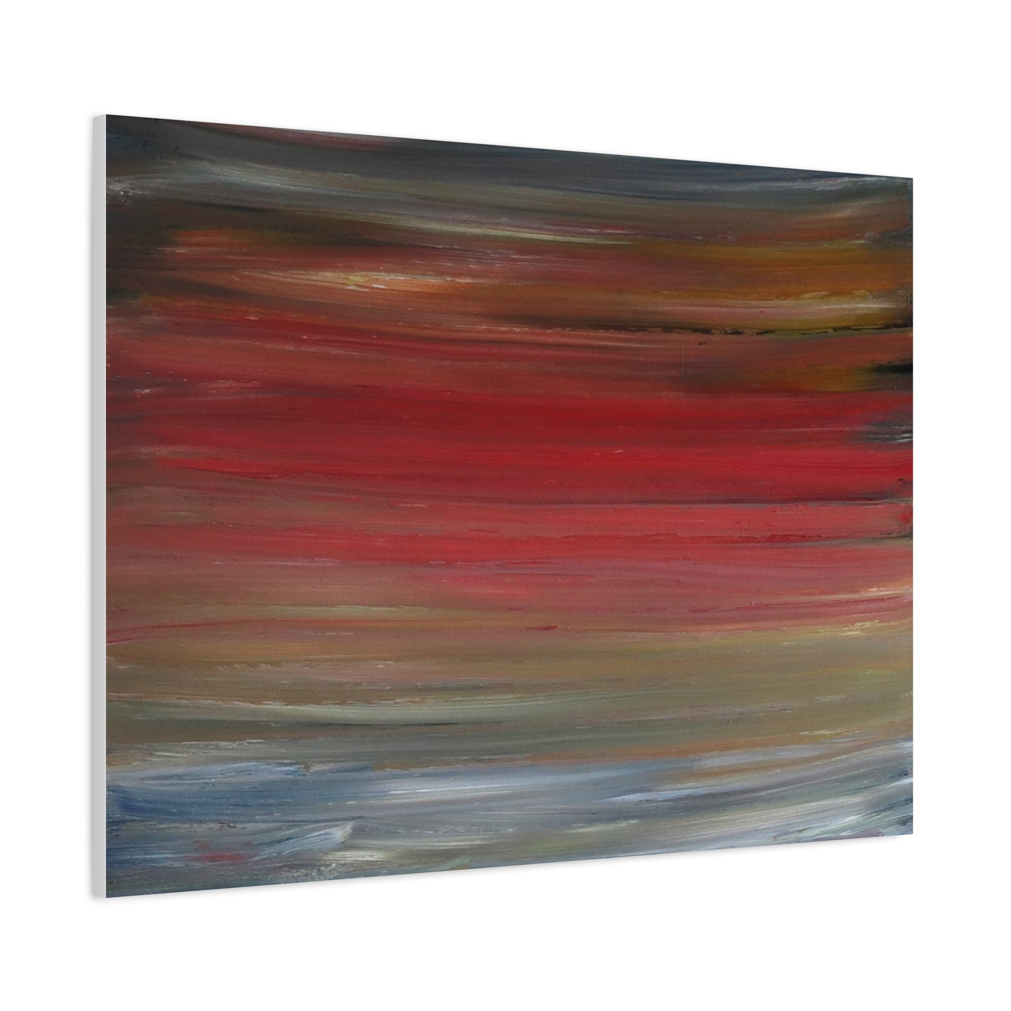 Misty morning by Norman Barrett Matte Canvas Print Wall Art