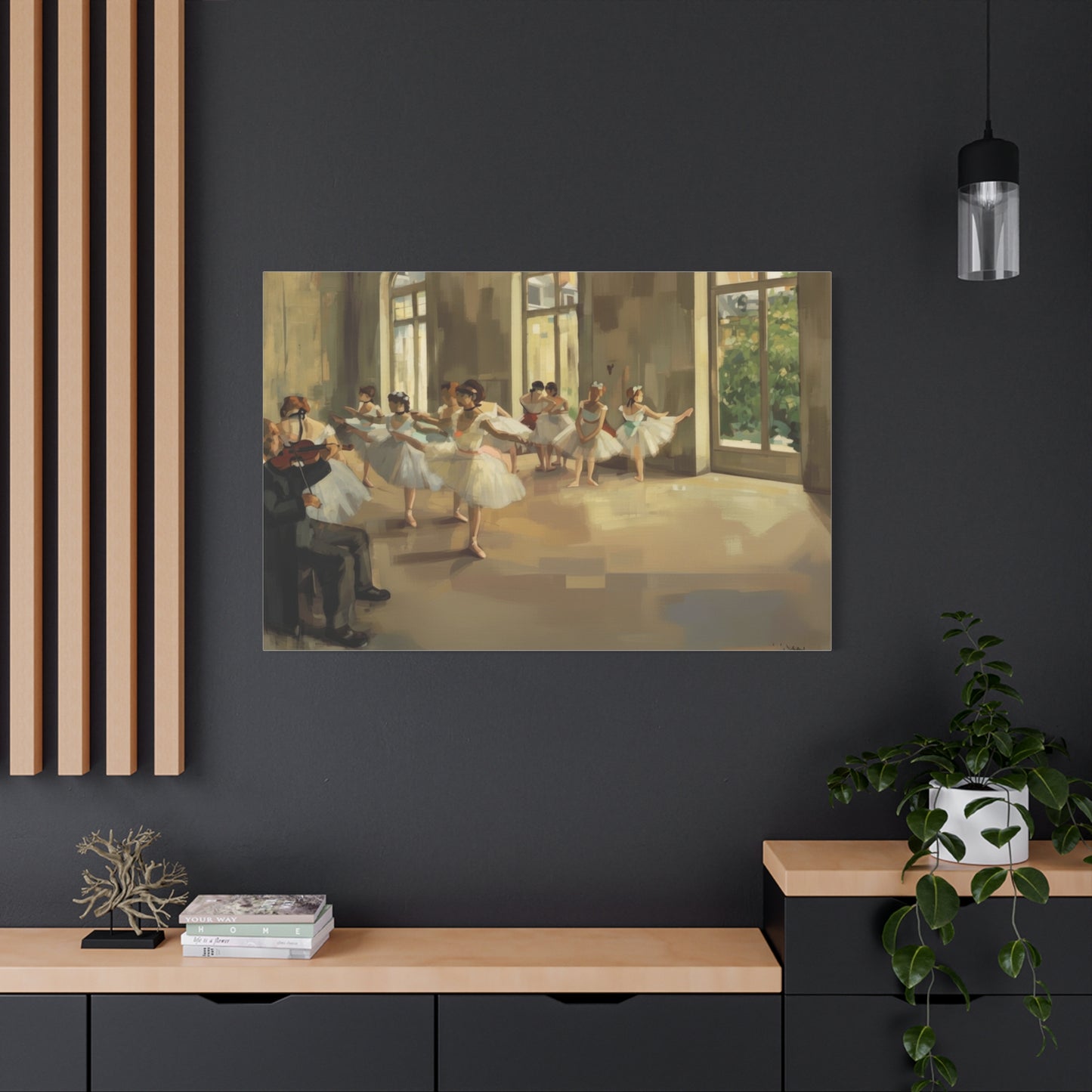 Ballet Rehearsal Matte Canvas